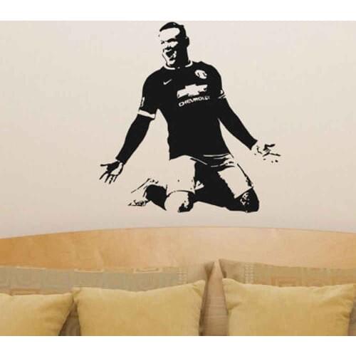Football star Wayne Rooney sports wall stickers football stickers children room decoration bedroom living room self-adhesive