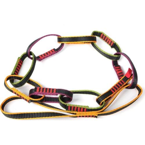 Outdoor Nylon Climbing Equipments Downhill Forming Ring Sling Climbing Daisys Rope Personal Anchor For Mountaineering Climbing