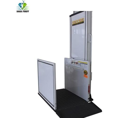 2m 2m 3m cheap small home vertical platform wheelchair lift for disabled