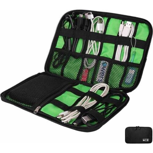 Cable Organizer Storage Bag Travel Electronic Accessories Cable Pouch Case USB Charger Power Bank Holder Digitals Storage Bags
