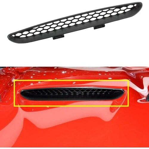 Car Front Hood Scoop Bezel Mesh Intake Grille Cover 68202462AD for DODGE Charger SRT Hellcat 2016-2021