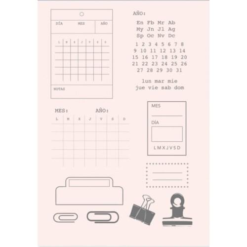 Spain stamp Clear Stamps for Scrapbooking Transparent Silicone Rubber DIY Photo Album Decor 0716