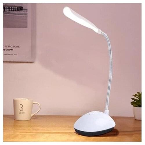 Modern New Discount Cap Handy Bendable Led Table lamp Battery Operated White Desk lamp