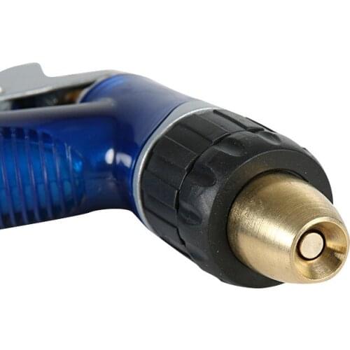 Copper sea blue car wash water gun High pressure water gun Household car wash water gun Pure copper high pressure water gun