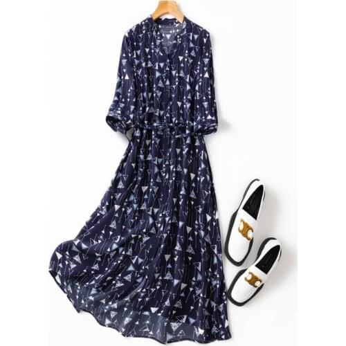 2021 summer womens luxury fashion elegant silk dress