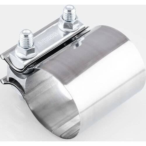 1pc 2.5in Butt Joint Band Exhaust Clamp Quick Release Accessory Replacement