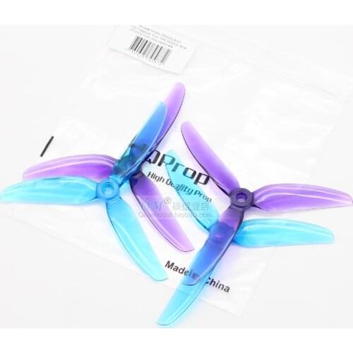 2/12Pairs HQPROP 5X4.3X3V2S 5043 5X4.3X3 3-Blade PC Propeller for RC FPV Racing Freestyle 5inch Drones Replacement DIY Parts