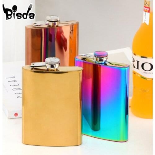 Bisda Stainless Steel Flat Flasks