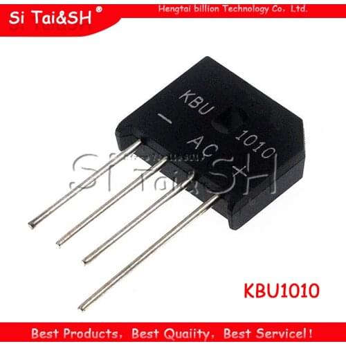 10PCS KBU1010 KBU-1010 10A 1000V diode bridge rectifier neue und original IC