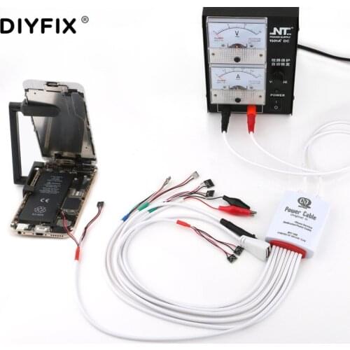 DIYFIX Professional DC Power Supply Cable Phone Dedicated Power Test Cable for iPhone 4-XR XS MAX Logic Board Charging Test Wire