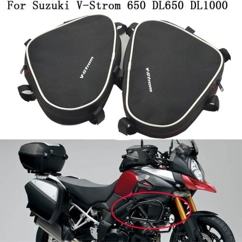 For Suzuki V-Strom 650 DL650 Vstrom650 Vstrom 650 Motorcycle Frame Crash Bars Waterproof Bag Repair Tool Placement Bag
