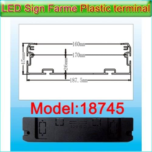 Gicl18745 Framework Plastic terminal P5/P10 LED Display Frame Accessories, Indoor semi-outdoor LED display screen