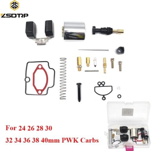 ZSDTRP Motorcycle Parts 24 26 28 30 32 34 36 38 40mm PWK KEIHIN Motorcycle Carburetor Universal Repair Kit Spare Jets