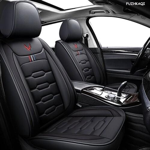 FUZHKAQI leather car seat covers For honda freed stream accord 2018 crv civic jezz 2011 city 2010 fit hrv xrv car seats stylie