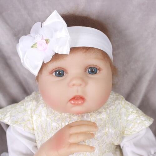 Reborn doll 20inch Silicon Vinyl Reborn baby doll bonecas Cute pricess girl doll for Children Gift