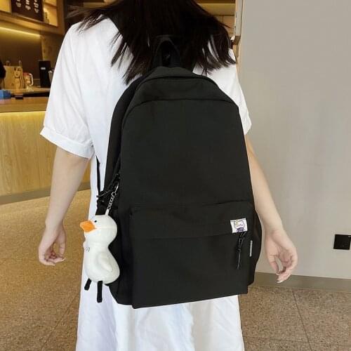 Fashion Womens Backpack Summer New Nylon School Bags For Girls Large Waterproof School Backpack 2021 Mochila
