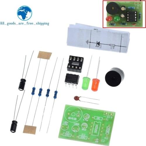 NE555 multivibrator kit NE555P steady-state circuit dual flash LAMP DIY training Maker student Lab