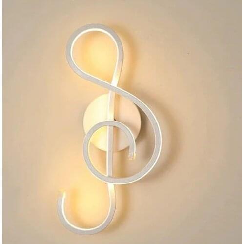 DONWEI 22W LED Wall Lamp Modern Living Room Bedroom Bedside AC96V-260V LED Sconce black white Lamp Aisle Lighting decoration