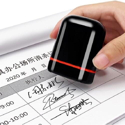 Personal Name Stamp Handwritten Signature Seal Engraving Customized Seal Private Seal Automatic Press Type