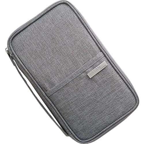 High Quality Polyester Travel Passport Holder Waterproof Travel Accessories Portable Passport Wallets ID Card Holders