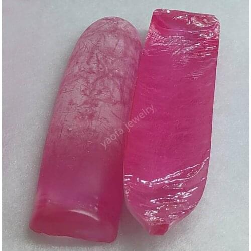 Sale 0.1kg 100g 2# Light Pink Rose Corundum Raw Material Rough Lab Red Corundum Stone For Making Jewelry Accessory Collectibles