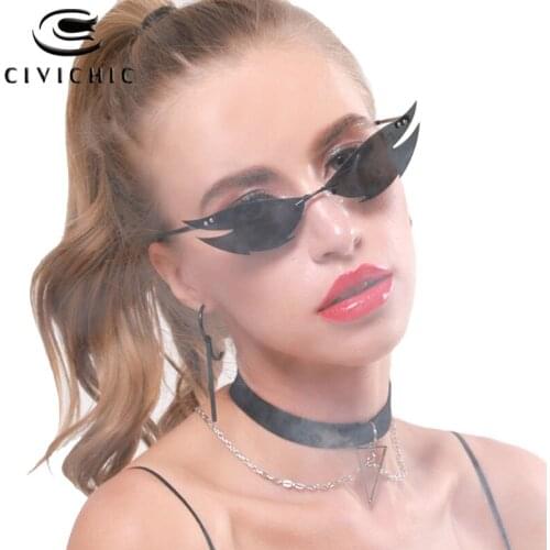 Chic Sunglasses Women 2020 Personalized Bat Shape Glasses Men Fancy Halloween Party Eyeglasses Street Snap Hipster Eyewear S2001