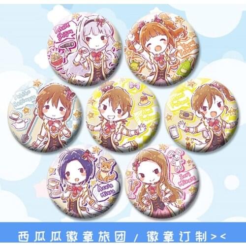 The Idol Master LEADER!Amami Haruka badge 58mm Brooch Iron Pins Button