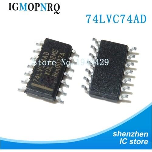 10pcs 74LVC74AD SOP-14 74LVC74 SOP14 74LVC74D SOP New