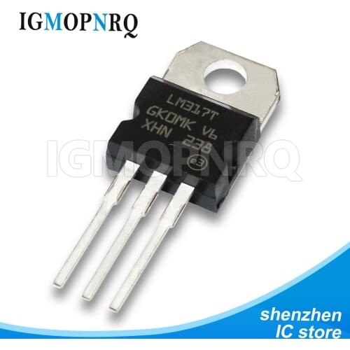 10pcs/lot LM317 LM317T TO-220 adjustable chip three-terminal regulator authentic