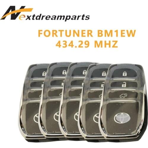 3 Buttons Genuine Car Key for Fortuner 434.29mhz 8A Chip