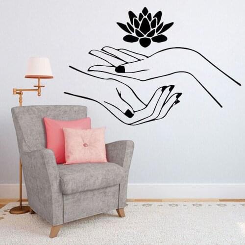 3d Lotus Wall Stickers Home Office Decor Art Bedroom Living Room Decoration Wallpaper DIY Mural Decals for Furniture Home Decor