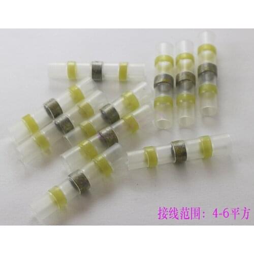 40PCS AWG12-10 Waterproof Solder Seal Heat Shrink Butt Connectors Soldering Sleeve Wire Cable Connectors Terminals Electrical