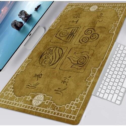 Avatar The Last Airbender Mousepad Gaming Accessories Non-slip Mouse Pad Gamer XXL 90X30 Mausepad Keyboard Mat Tapis De Souris