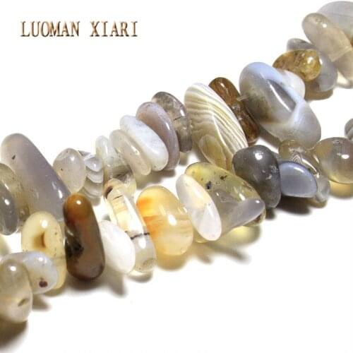 Natural Stone Beads Wholesale 10-15 mm Stick Shape Bahrain Agat DIY For Jewelry Making Necklace Bracelet Material Strand 15