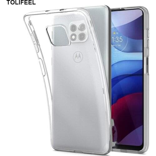 Case For Motorola Moto G Play 2021 / G Power 2021 TPU Silicone Clear Bumper Soft Case Moto G Stylus 2021 Transparent Back Cover