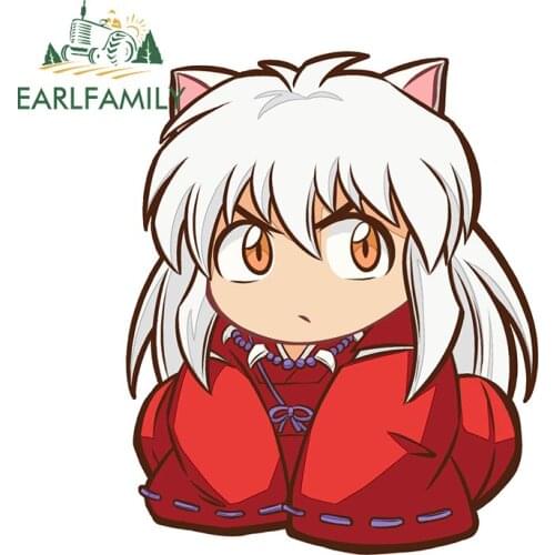 EARLFAMILY 13cm x 10.5cm For Inuyasha Motorcycle Car Stickers Waterproof Decal Vinyl Material Auto Car Accessories Decoration