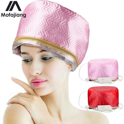 Electric Hair Steamer Cap Thermal Nourishing Treatment Home SPA Care Salon Temperature Control Waterproof Beauty Styling Tool