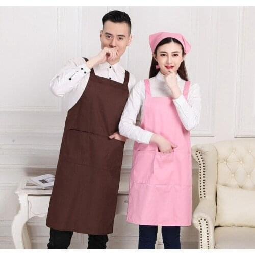Apron Korean fashion waterproof home waist kitchen restaurant overalls adult men and women apron
