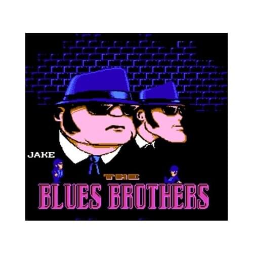 Blues Brothers, The Region Free 60 Pin 8Bit Game Card For Subor Game Players