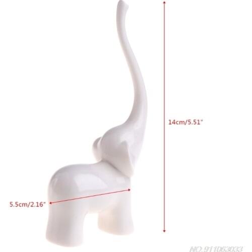 Ring Display Rack Jewelry Elephant Organizer Melamine Stand Holder Pendant Decor N16 20 Dropshipping