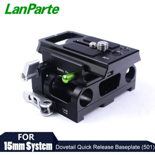 Lanparte Quick Release Dovetail Base plate with Manfrotto 501 Plate
