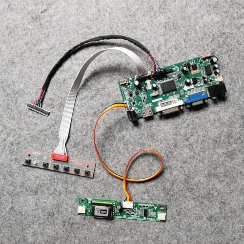 M.NT68676 LCD display drive board VGA DVI DIY kit 1024*768 2-CCFL For LQ150X1LAP5/N150X7/TX38D88VC1GAA/B screen LVDS 30 Pin