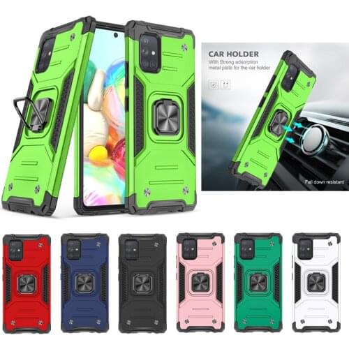 For Samsung Galaxy A10 A20 A30 A50 A70 A10S A20S A30S A50S A10E A20E Magnet Armor Case for A01 A11 A21 A31 A41 A51 A71 5G A21S