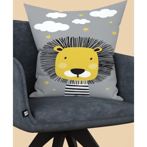 Cute Lion Kids Room Pillow decorate Case