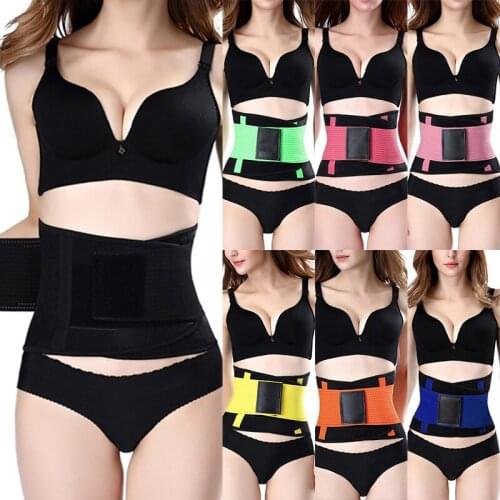 Unisex Slimming Belt Men Women Body Shaper Power Cincher Waist Trainer Tummy Corset Breathable Shaper Shapewear Girdle Plus Size