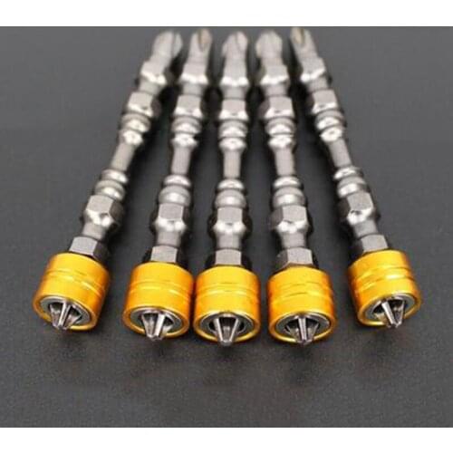 Alloy Steel Magnetic Screwdriver Bit Set Cross Double Head Manual Pneumatic Electric Drill Attachment Power Tools