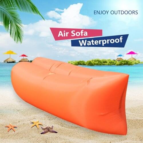 Camping Inflatable Sofa ltralight Beach Camping Travel Sleeping Bag Outdoor Lazy Bag Lounger Trending Beach Bag