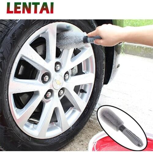 LENTAI For Toyota corolla 2008 yaris chr Volkswagen polo golf 4 Lada granta vesta Infiniti 1PC Auto Car Cleaning Hub Brushes