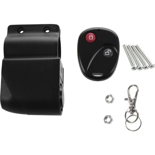 Bicycle Alarm Anti-Theft Lock Mountain Bike Wireless Remote Control Password Alarm Lock Bicycle Equipment Accessories