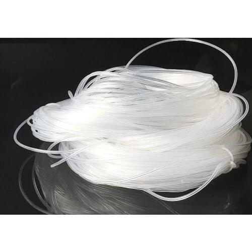 Silicone Hose Silica Gel Tube Pipe Temperature Resistance SGS Food Grade OD 1 1.2 1. 5 1.6 1.9 2 2.5 2.7mm x 10m Transparent